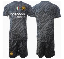 Inter Milan Bramkarskie Koszulka Trzecia dzieci 2024-25 Krótki Rękaw (+ krótkie spodenki)
